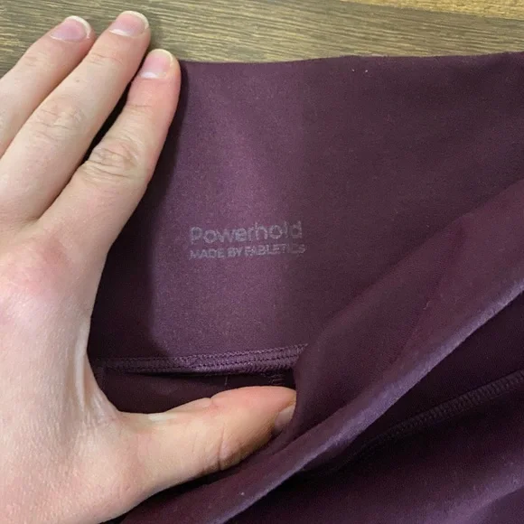 EUC Fabletics Powerhold Deep Purple Leggings and Capri Two Pairs - Picture 7 of 10